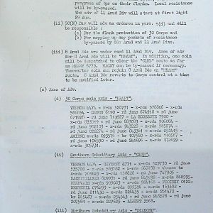 August War Diary, Guards Armoured Division, G Branch, 1944