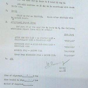 August War Diary, Guards Armoured Division, G Branch, 1944