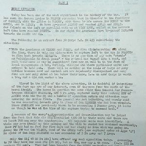 September War Diary, Guards Armoured Division, G Branch, 1944