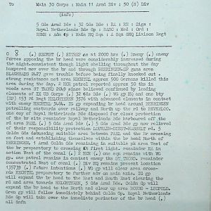 September War Diary, Guards Armoured Division, G Branch, 1944