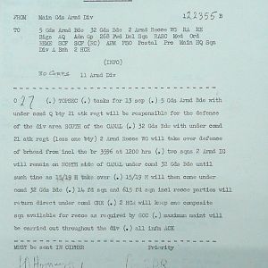 September War Diary, Guards Armoured Division, G Branch, 1944