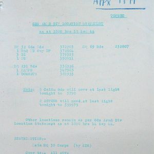 September War Diary, Guards Armoured Division, G Branch, 1944