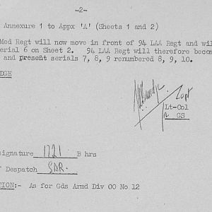September War Diary, Guards Armoured Division, G Branch, 1944