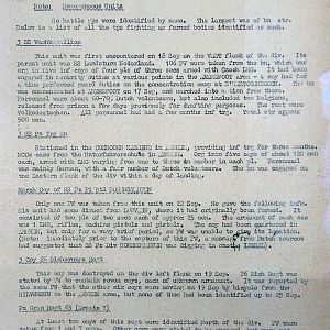 September War Diary, Guards Armoured Division, G Branch, 1944