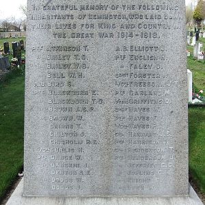 REMEMBERANCE CROSS  IN NEWBURN LEMINGTON CEMETERY (1)