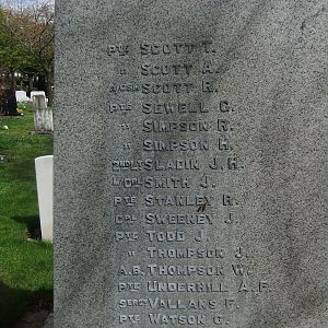 REMEMBERANCE CROSS  IN NEWBURN LEMINGTON CEMETERY (3)