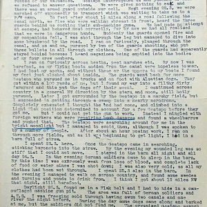 COLLEDGE, William Alfred, 2735229, Guardsman, 2nd Battalion WELSH GUARDS, Captured France, 25 May 1940 - WO 344-68-2