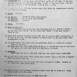 May War Diary, 6th Motor Battalion Grenadier Guards, 1943