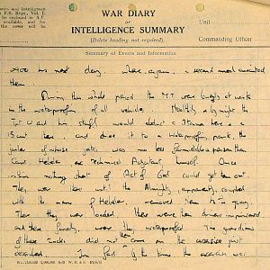 August War Diary, 6th Motor Battalion Grenadier Guards, 1943