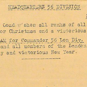 December War Diary, 6th Motor Battalion Grenadier Guards, 1943