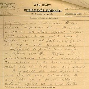 February War Diary, 6th Battalion, Grenadier Guards, Jan - Mar 1944