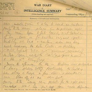 February War Diary, 6th Battalion, Grenadier Guards, Jan - Mar 1944