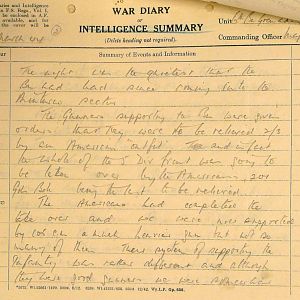 March War Diary, 6th Battalion, Grenadier Guards, Jan - Mar 1944