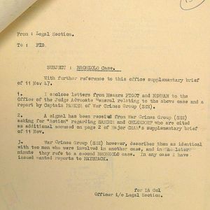 Murders of Brabourne & Vivian