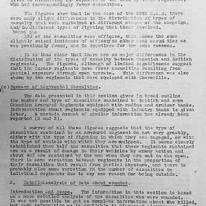 Tank Casualties Survey, NWE 1945
