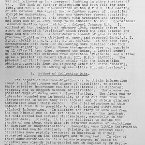 Tank Casualties Survey, NWE 1945