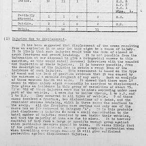 Tank Casualties Survey, NWE 1945