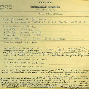 October 1939 War Diary, 7 Guards Brigade, Headquarters