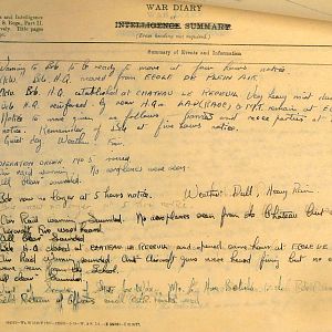 November 1939 War Diary, 7 Guards Brigade, Headquarters