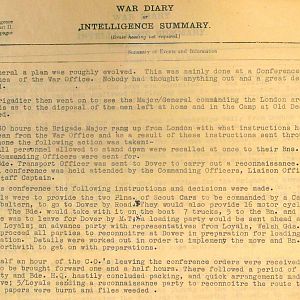 May 1940 War Diary, 20 Guards Brigade, Headquarters