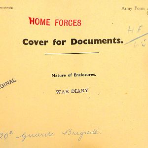 June 1940 War Diary, 20 Guards Brigade, Headquarters