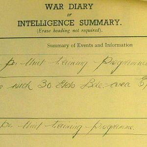 February 1941 War Diary, 20 Guards Brigade, Headquarters