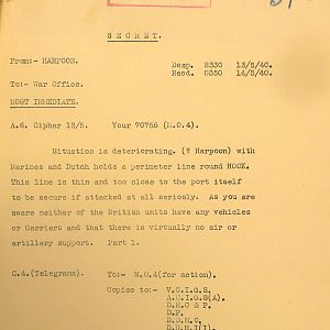 Operation Harpoon, Holland, 1940 May-June