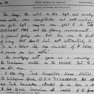 March War Diary, Irish Guards, 2 Armoured Battalion
