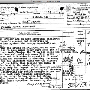 BOWKER, Alfred Johnstone, 219048, Lieutenant, 2 CG, MC