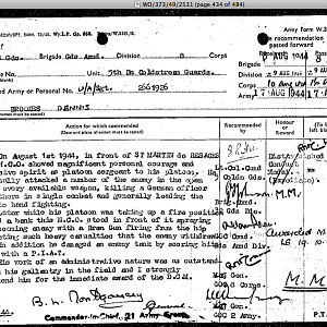 BROOKES, Dennis, 2661926, Serjeant, 5 CG, MM