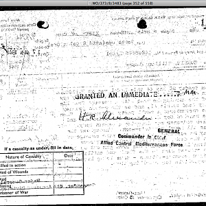 DOWNIE, William Gibson, 14205345, Lance Corporal, SG attached 2 CG, Military Medal