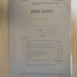 1 Recce War Diary June 1945