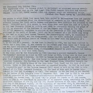 A-B Who's Who of senior German Army officers (Birley's Bible)