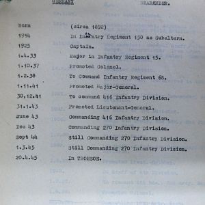 A-B Who's Who of senior German Army officers (Birley's Bible)