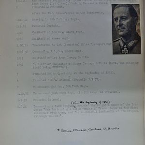 A-B Who's Who of senior German Army officers (Birley's Bible)