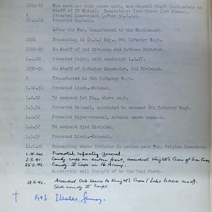 A-B Who's Who of senior German Army officers (Birley's Bible)