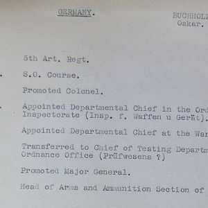 A-B Who's Who of senior German Army officers (Birley's Bible)