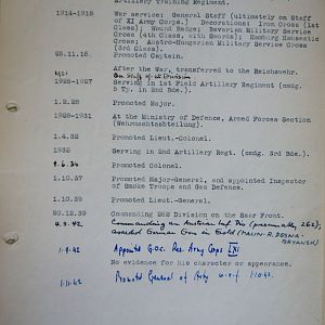 (T-Z) Who's Who of senior German Army officers (Birley's Bible)