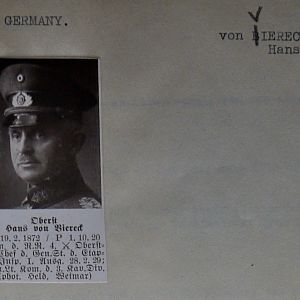 (T-Z) Who's Who of senior German Army officers (Birley's Bible)