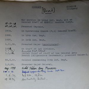 (T-Z) Who's Who of senior German Army officers (Birley's Bible)