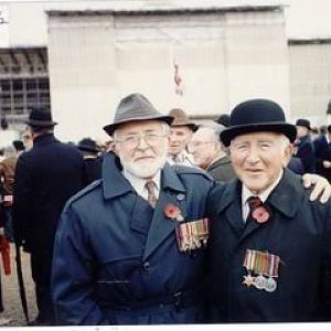 Mick & Ron At Cenotaph Nov 1992