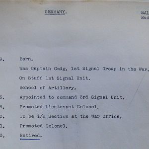 (S) Who's Who of senior German Army officers (Birley's Bible)