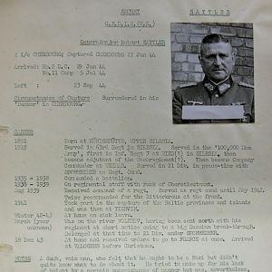 (S) Who's Who of senior German Army officers (Birley's Bible)