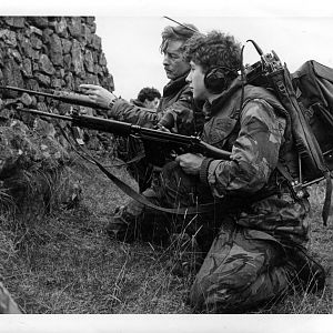 Cpl Joe Leahy and Pte John Hall