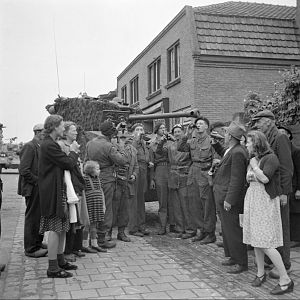 Irish Guards Group, Guards Armoured Division, Aalst, 18 Sept 44