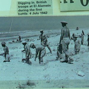 20. El Alamein, digging in.