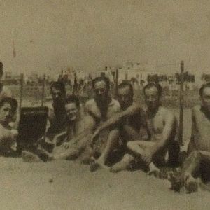 Chaps on the beach