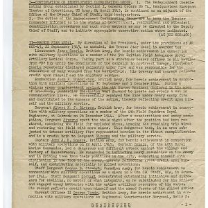 Bronze Star Citations page 1