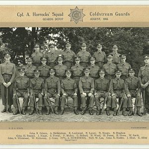 Cpl Horrocks Squad Aug 1943