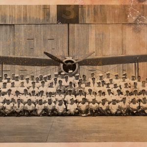 Edward HC Graham airforce with plane (swordfish)